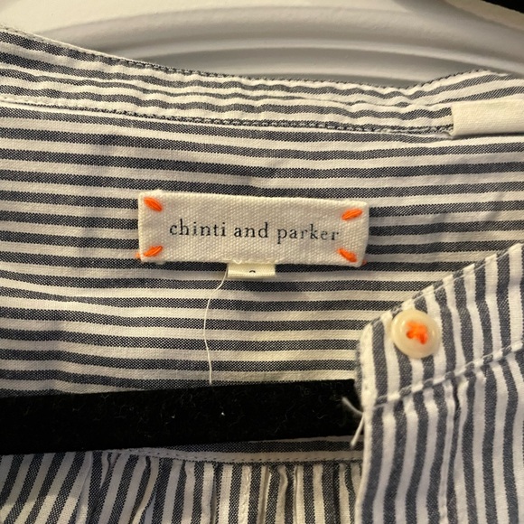 Striped Button-Up Blouse - Picture 3 of 3